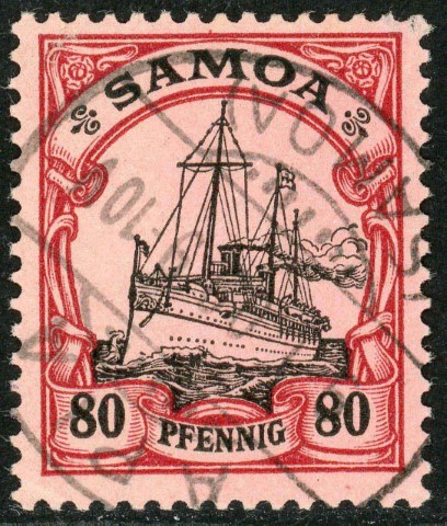 Germany / Samoa 1900-01 SG.G15 F/U