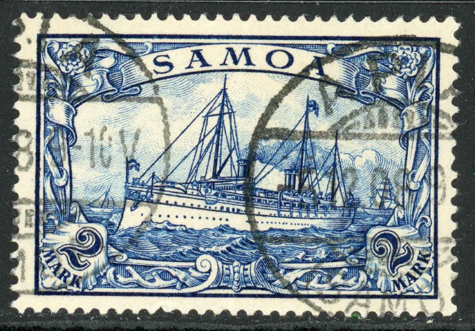 Germany / Samoa 1900-01 SG.G17 F/U