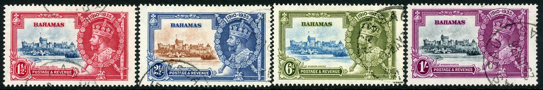 Bahamas 1935 SG.141-144 F/U