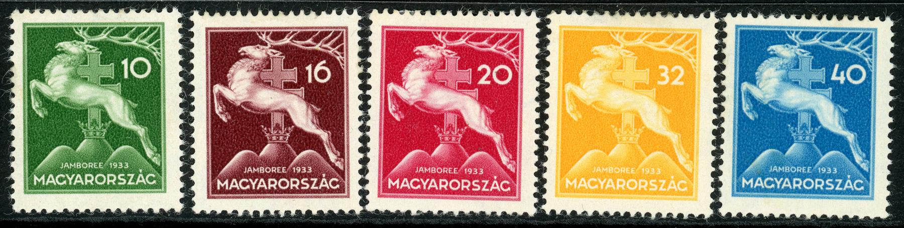 Hungary 1933 SG.563-567 M/M