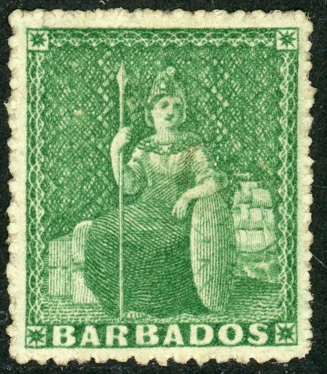 Barbados 1860 SG.13 used