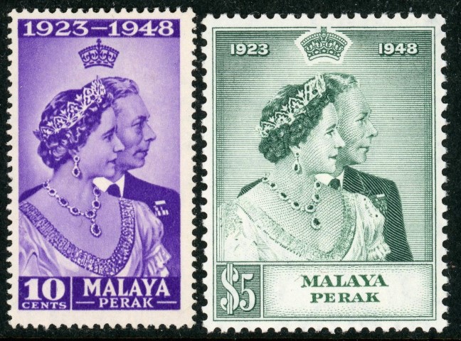 Malaysian States / Perak 1948 SG.122-123 M/M