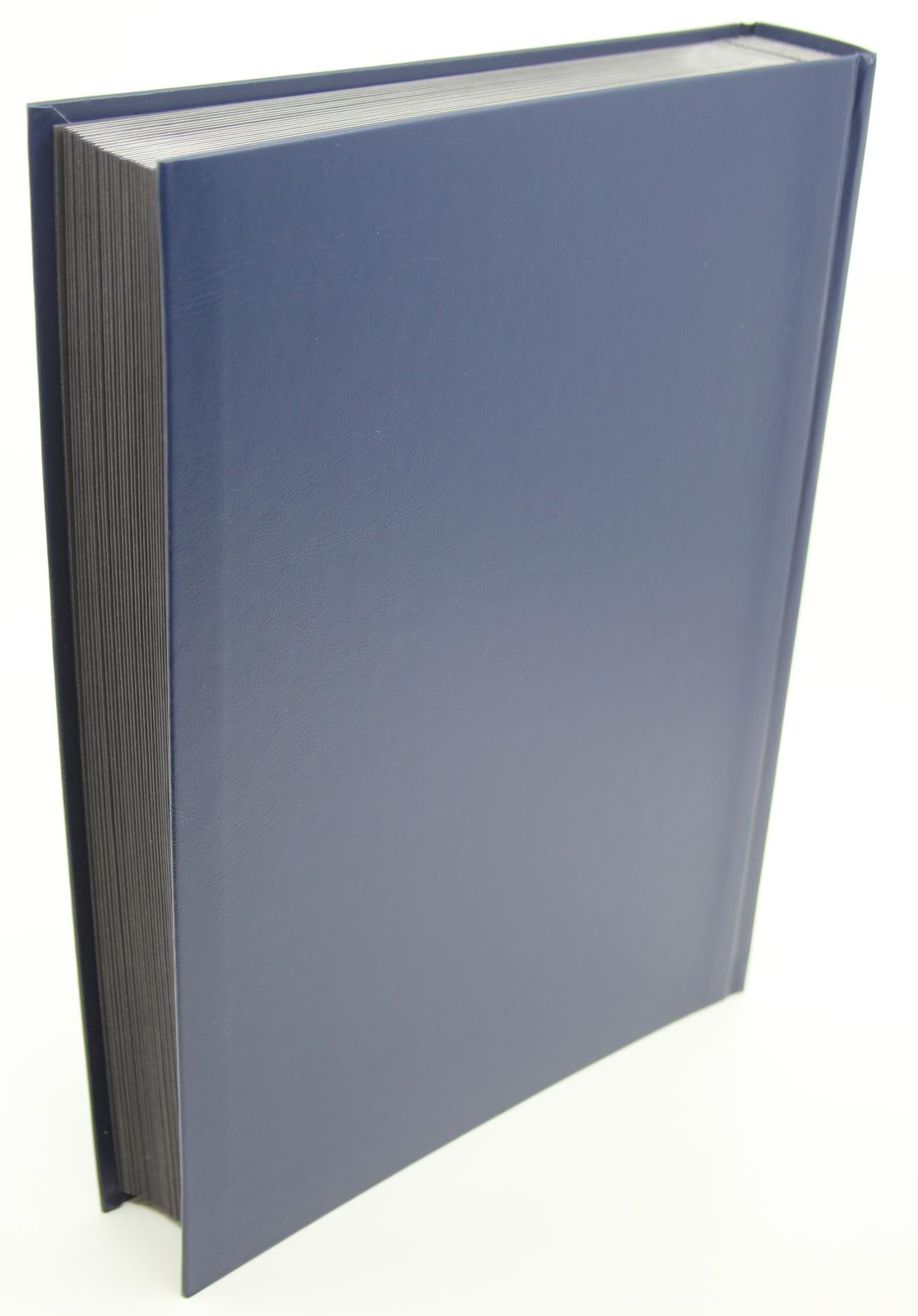 DAVO Nero Black Page Stockbook, A4, 32/64 Page, Blue Cover