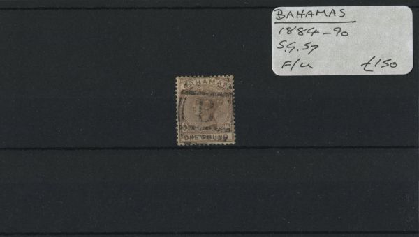 Bahamas 1844-90 SG.57 F/U