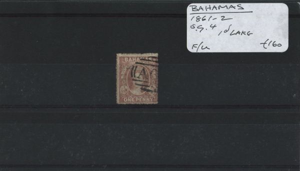 Bahamas 1861-2 SG.4 F/U