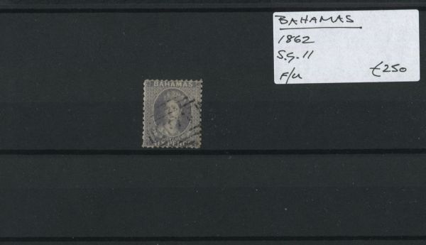 Bahamas 1862 SG.11 F/U