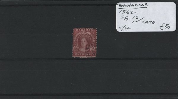 Bahamas 1862 SG.16 1d F/U