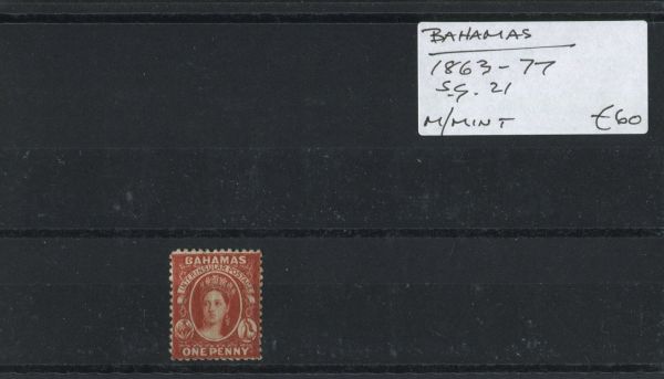 Bahamas 1863-77 SG.21 M/M