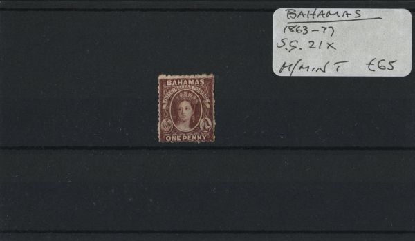 Bahamas 1863-77 SG.21x M/M