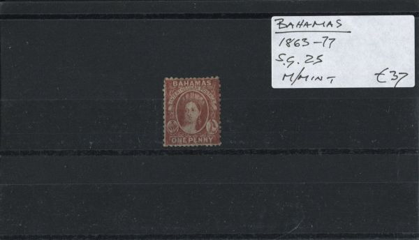 Bahamas 1863-77 SG.25 M/M