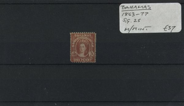 Bahamas 1863-77 SG.25 M/M (Lot 2)