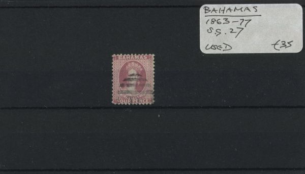 Bahamas 1863-77 SG.27 Used