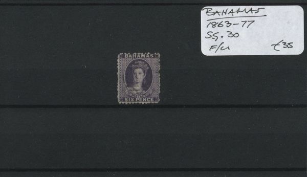 Bahamas 1863-77 SG.30 F/U