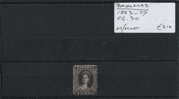 Bahamas 1863-77 SG.30 M/M