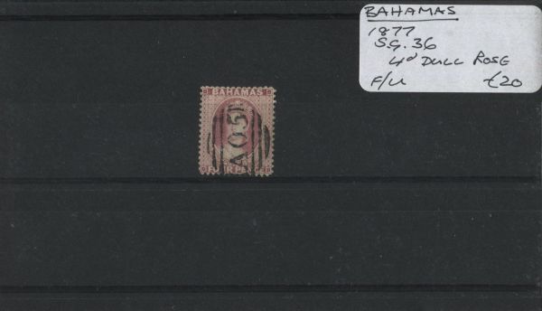 Bahamas 1877 SG.36 4d FU