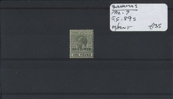 Bahamas 1912-9 SG.89s M/M