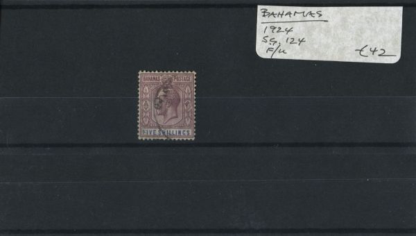 Bahamas 1924 SG.124 F/U (Lot 2)