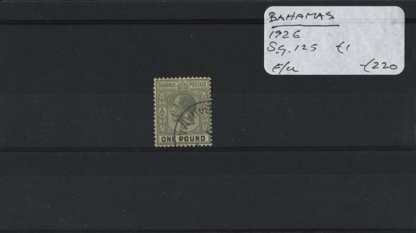 Bahamas 1926 SG.125 1 F/U