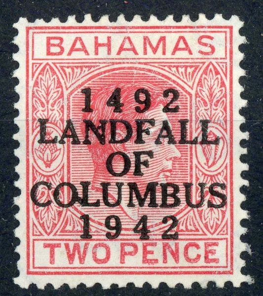 Bahamas 1942 SG.165 M/M variety OL joined