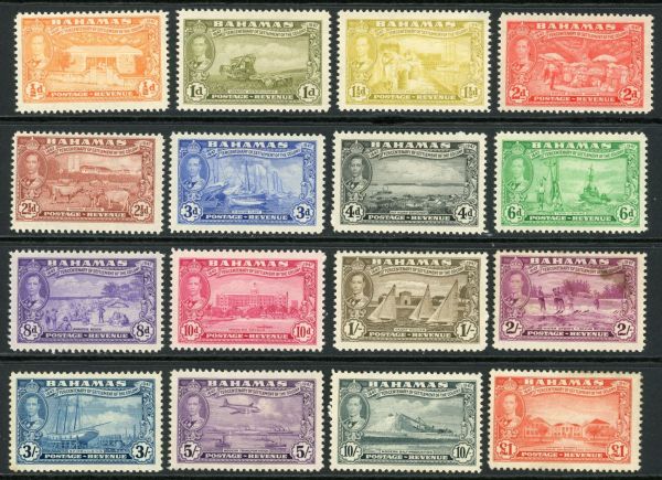 Bahamas 1948 SG.178-193 M/M