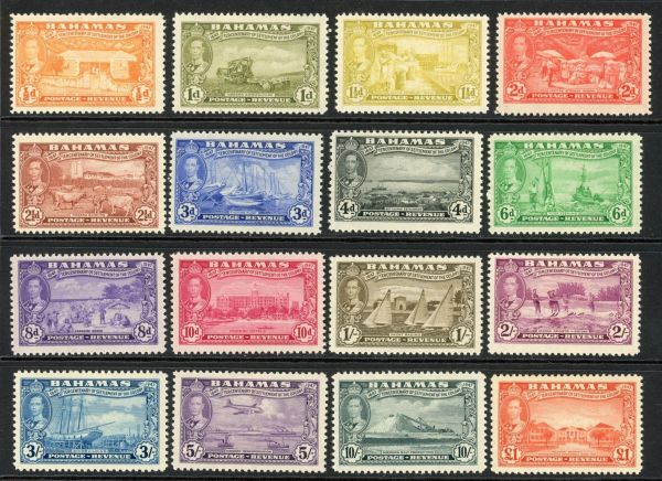 Bahamas 1948 SG.178-193 M/M