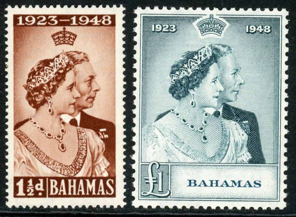 Bahamas 1948 SG.194-195 U/M (1)