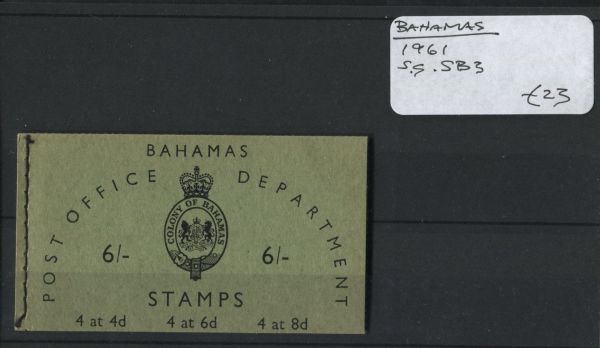 Bahamas 1961 SG.SB3 (Lot 3)