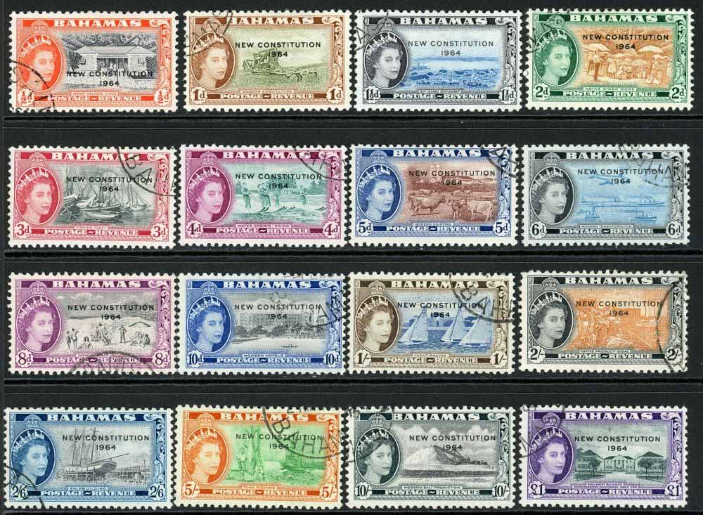 Bahamas 1964 SG.228-243 F/U