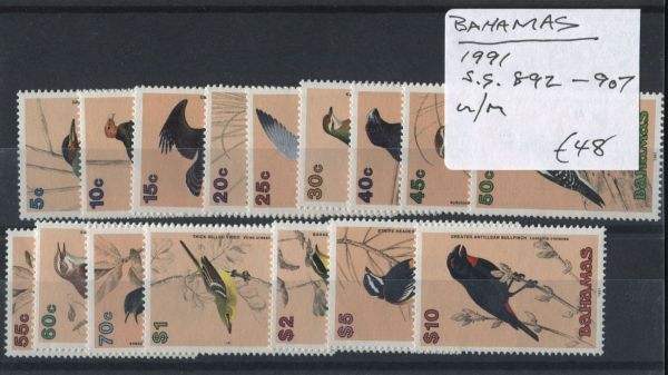 Bahamas 1991 SG.892-907 U/M