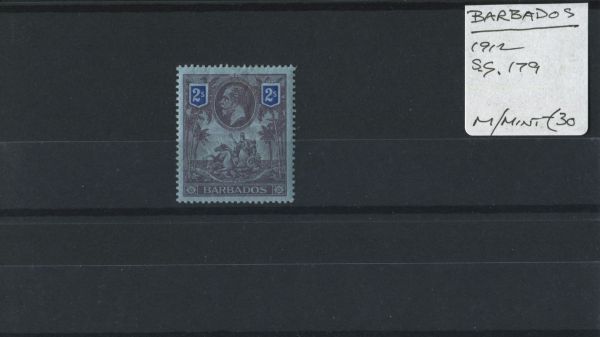 Barbados 1912 SG.179 M/M