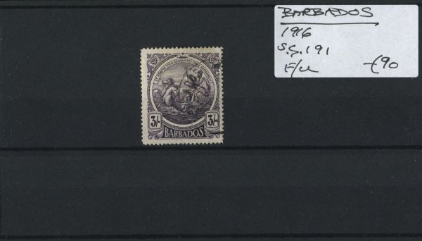 Barbados 1916 SG.191 F/U