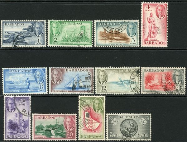 Barbados 1950 SG.271-282 F/U