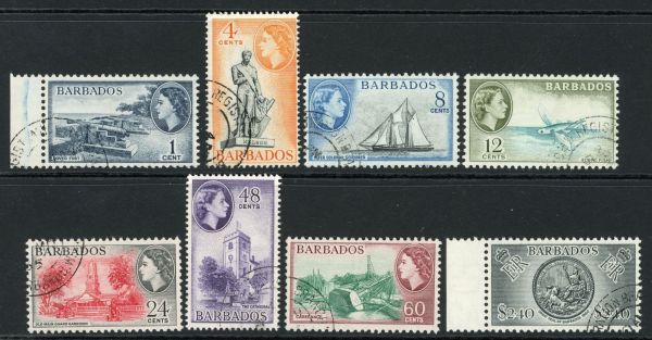 Barbados 1964-65 SG.312-319 F/U