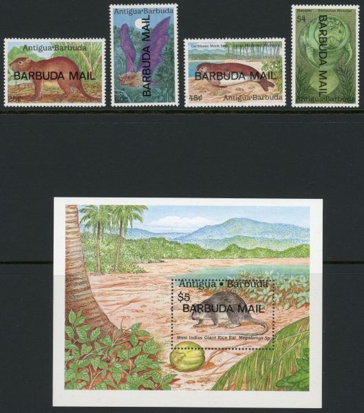 Barbuda 1990 SG.1167-MS1171 U/M