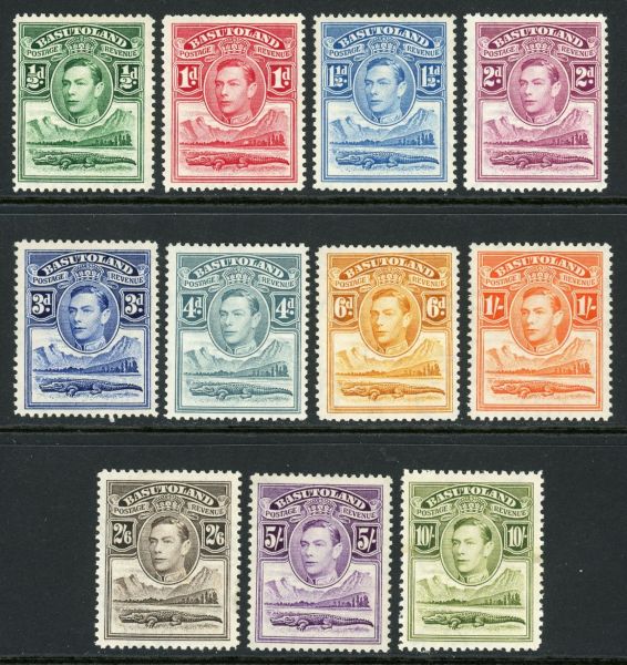 Basutoland 1938-52 SG.18-28 M/M