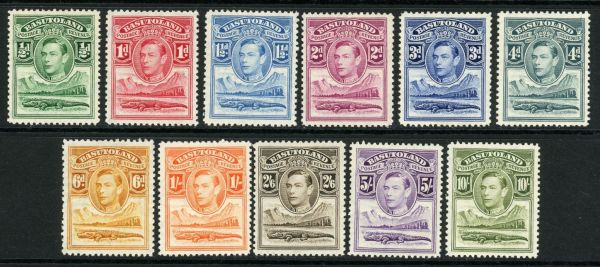 Basutoland 1938 SG.18-28 M/M