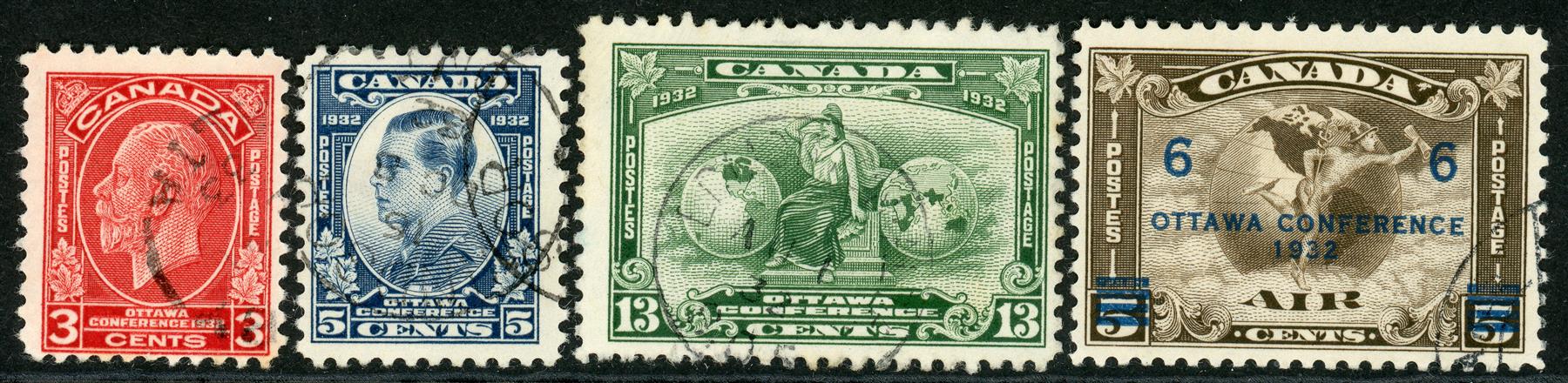 Canada 1932 SG.315-318 F/U