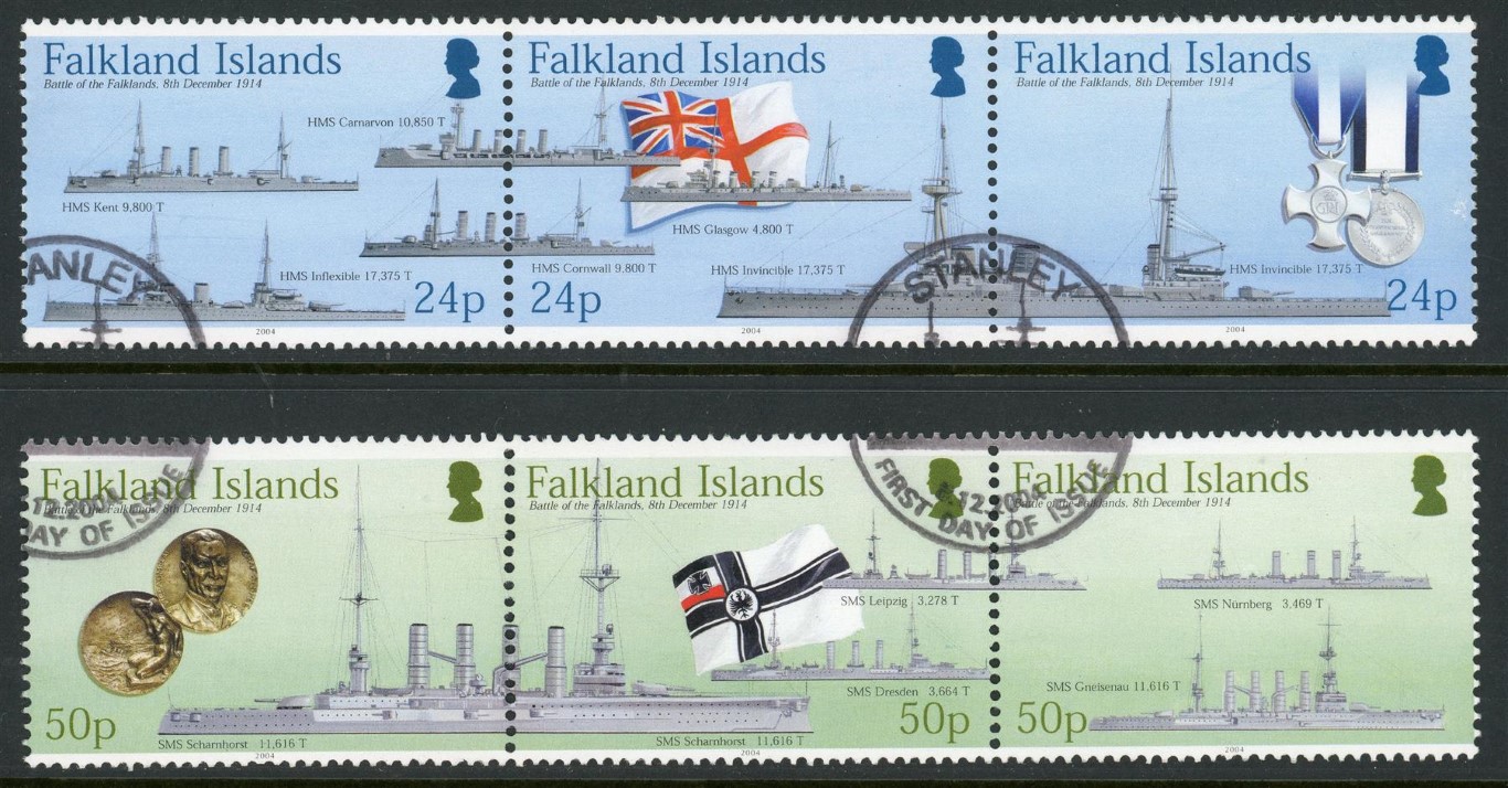 Falkland Islands 2004 SG.1002-1007 F/U