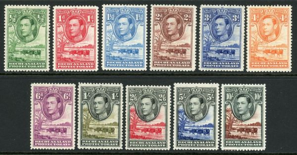 Bechanaland 1938-52 SG.118-128 M/M (1)