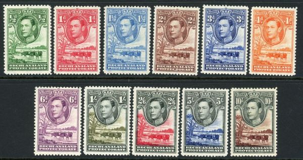 Bechanaland 1938-52 SG.118-128 M/M (2)