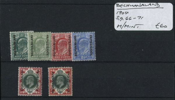 Bechuanaland 1904 SG.66-71 M/M (Lot 2)