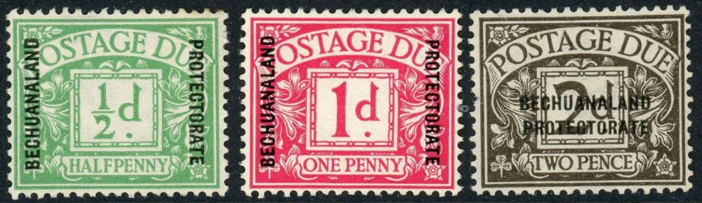 Bechuanaland 1926 SG.D1-D3 M/M