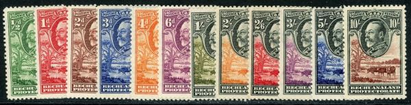 Bechuanaland 1932 SG.99-110 M/M (1)