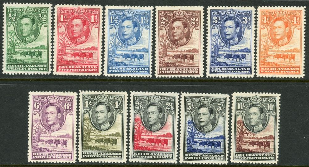 Bechuanaland 1938-52 SG.118-128 M/M (1)