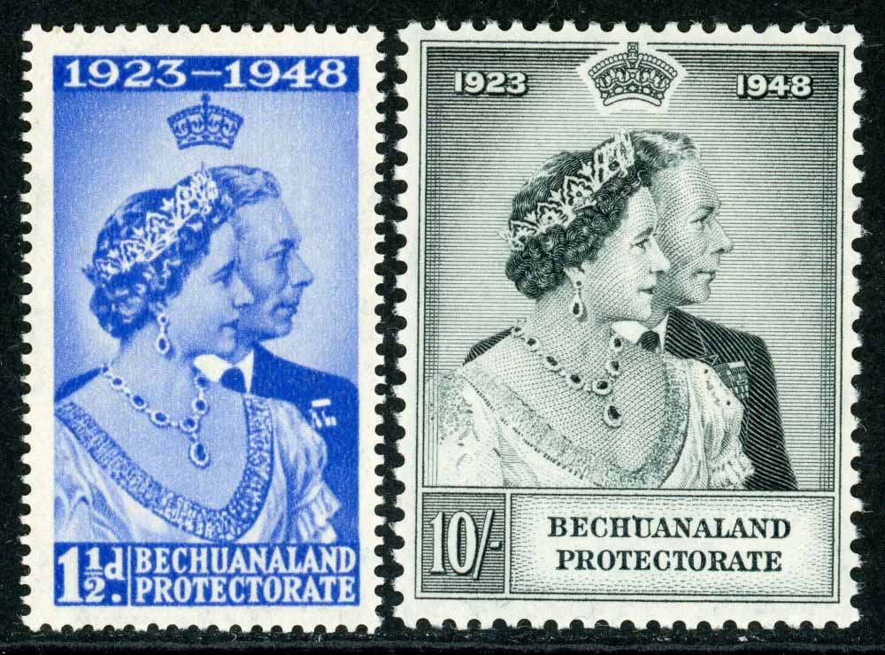 Bechuanaland 1948 SG.136-137 U/M