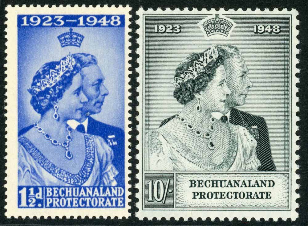 Bechuanaland 1948 SG.136-137 U/M (1)