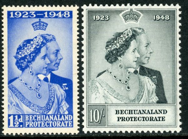 Bechuanaland 1948 SG.136-137 U/M