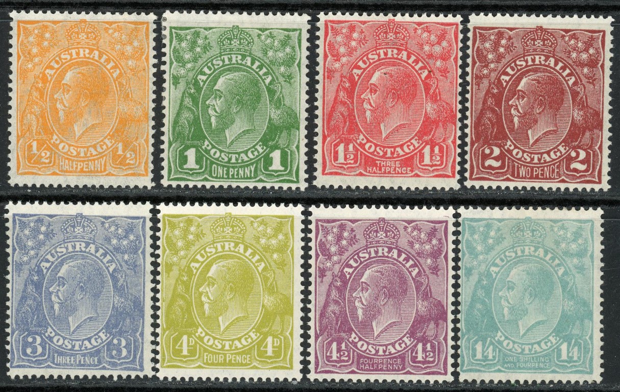 Australia 1926-8 SG.85-93 M/M