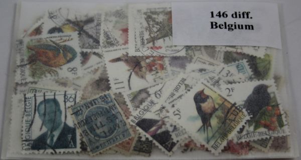 Belgium 145 Stamps (ww)