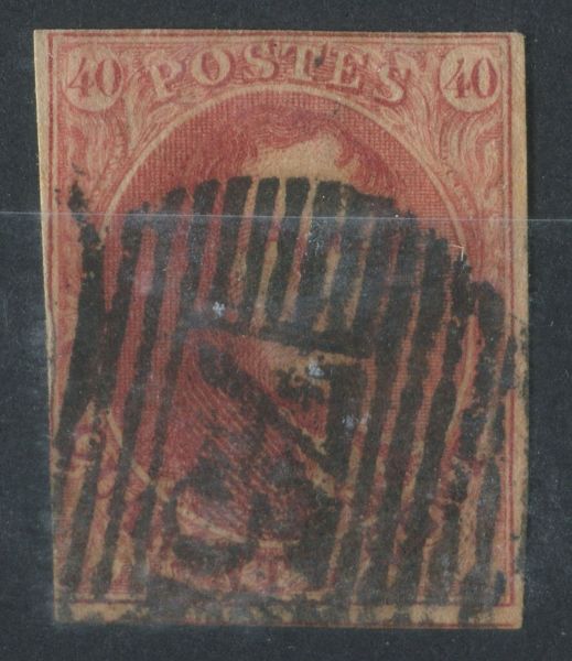 Belgium 1861 17 1-4M/M Oval New Plate 40c SG.15 (Lot 2)